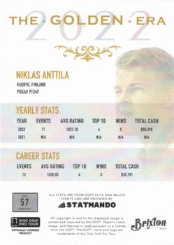 2022 Brixton Golden Era - Basketcase #57 Niklas Anttila Back